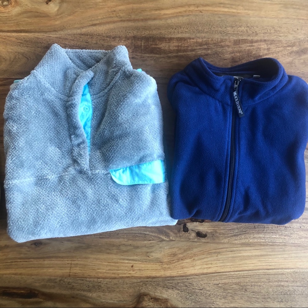 Lot of 2 fleece jackets. Sz M